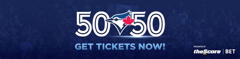 toronto blue jays 50/50 tickets